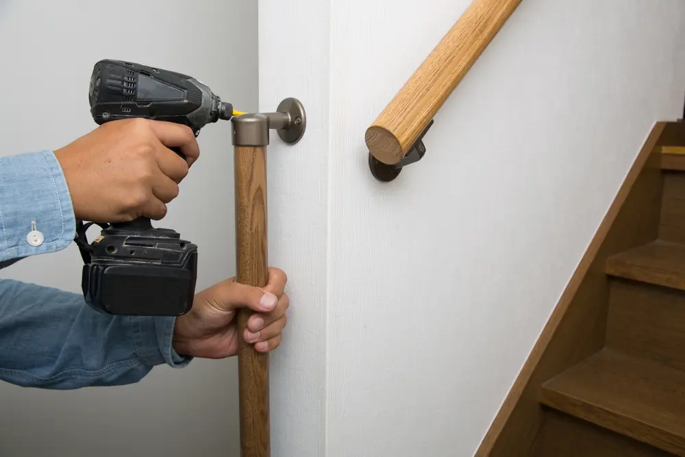 Man remodelling a home for a better and more safe environment